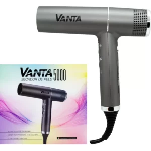 Vanta 5000 Secador De Pelo Profesional Ultra Liviano Color Gris