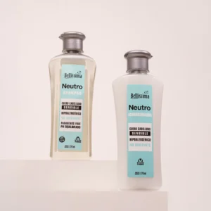 OFERTA Kit Shampoo + Acondicionador - Neutro Bellissima 270ml con Alcohol en gel de regalo