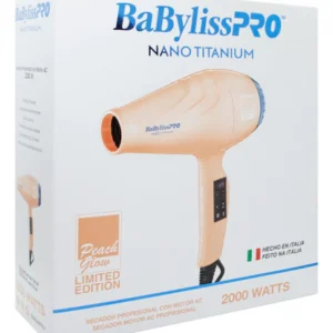 SECADOR NANO TITANIUM BABYLISSPRO PEACH GLOW 2000W